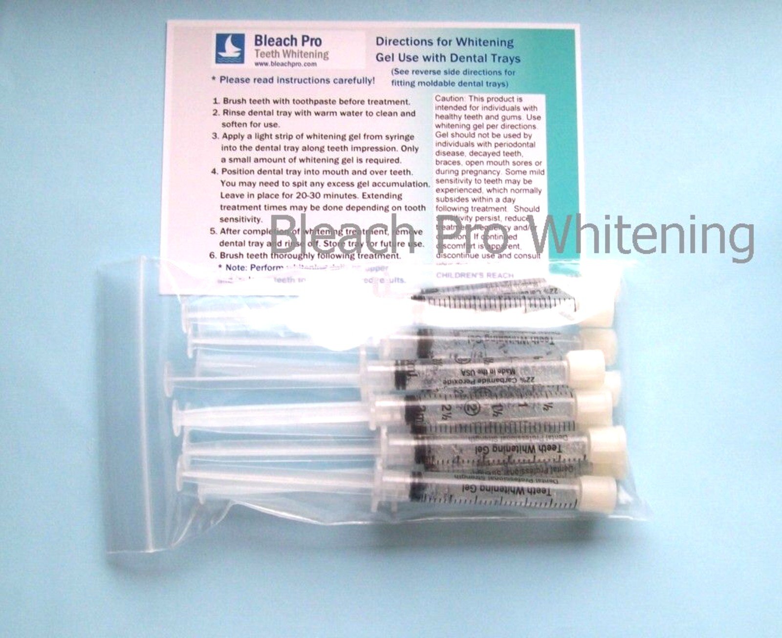 Amazon | Teeth Whitening Gel Syringes 22% Carbamide Peroxide, 10